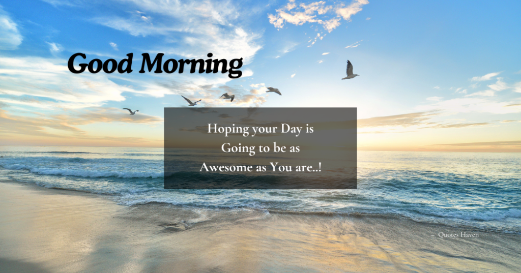 Inspirational Good Morning Quotes