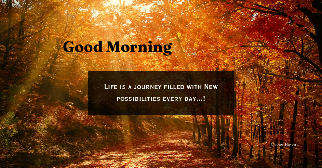 Inspirational Good Morning Quotes